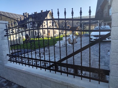Ogrodzenie czarne klasyczne OK 064