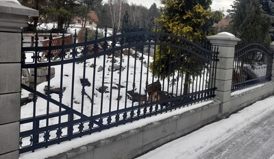 Ogrodzenie ozdobne kute OK 052