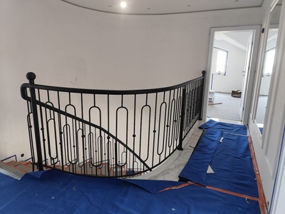 Balustrada kuta wewnętrzna schodowa półokrągła i prosta  BKW 049
