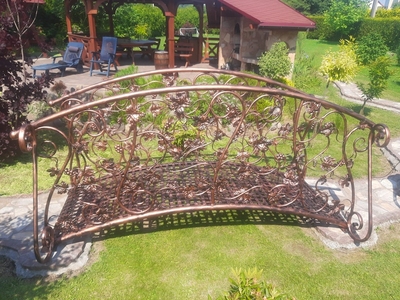 Mostek ogrodowy miedziany kuty KA 1