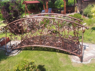 Mostek ogrodowy miedziany kuty KA 1