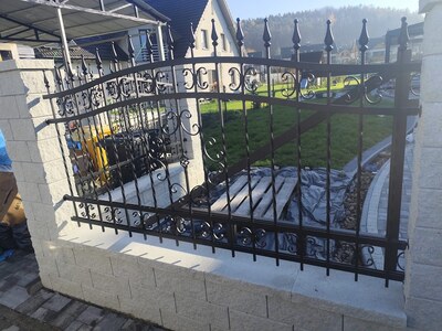 Ogrodzenie czarne klasyczne OK 064