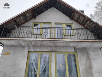Elegancka balustrada zewnętrzna BKZ 059
