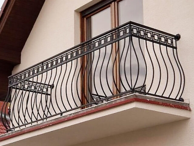 Balustrada zewnętrzna w&nbsp;greckim stylu BKZ 022