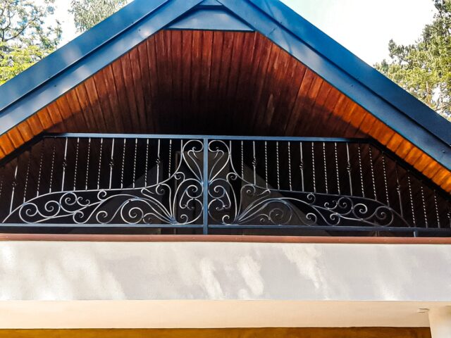 Balustrada balkonowa zewnętrzna kuta BKZ 069