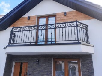 Balustrada zewnętrzna metalowa BKZ 075