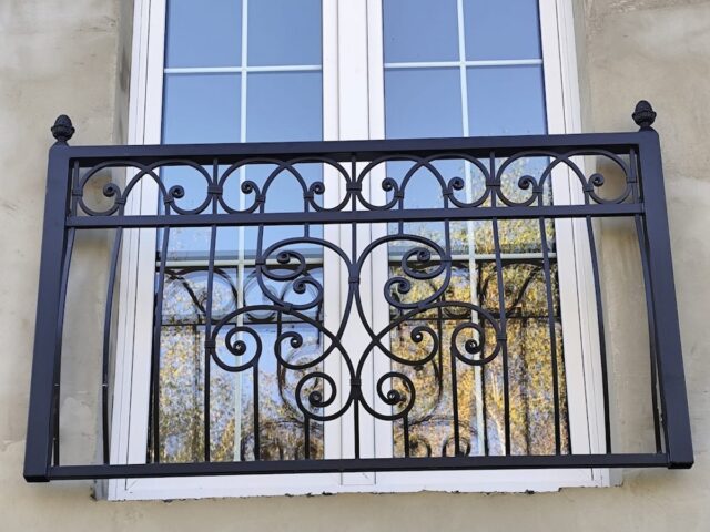 Balustrada zewnętrzna balkonowa nowoczesna BKZ 084