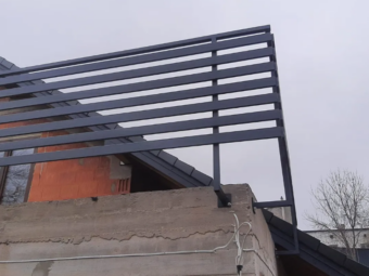 Balustrada zewnętrzna nowoczesna BKZ 063