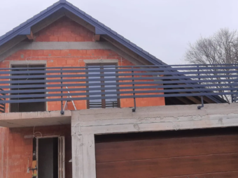 Balustrada zewnętrzna nowoczesna BKZ 063