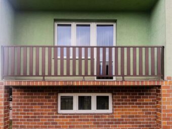 Balustrada zewnętrzna profile podłużne brąz&nbsp;BKZ 062