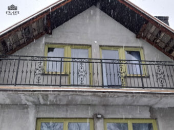 Elegancka balustrada zewnętrzna BKZ 059