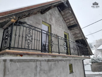 Elegancka balustrada zewnętrzna BKZ 059