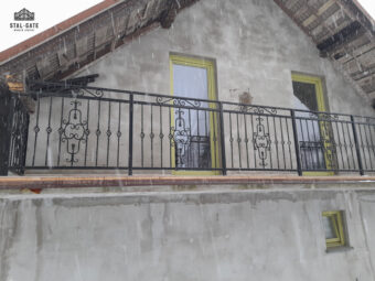 Elegancka balustrada zewnętrzna BKZ 059
