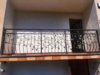 Balustrada zewnętrzna kuta BKZ 071