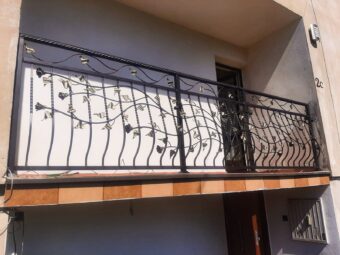 Balustrada zewnętrzna kuta BKZ 071