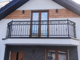 Balustrada zewnętrzna metalowa BKZ 075