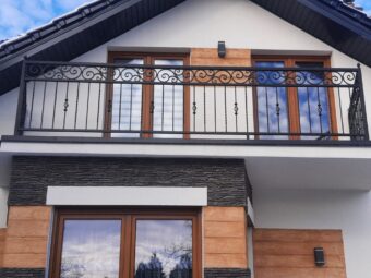 Balustrada zewnętrzna metalowa BKZ 075