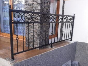 Balustrada zewnętrzna metalowa BKZ 075