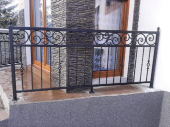 Balustrada zewnętrzna metalowa BKZ 075