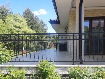 Stylowa balustrada balkonowa zewnętrzna BKZ 078
