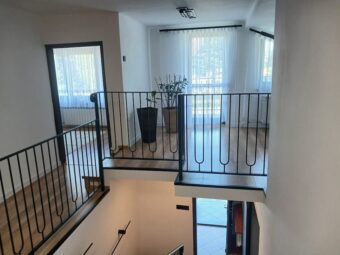 Balustrada wewnętrzna czarna schodowa BKW 054